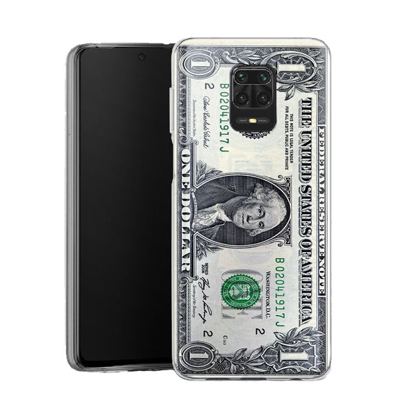 Coque pour Xiaomi Note 9 One Dollar | Housse Silicone, Etui Antichoc / Motif Billet de Banque - XIAOMI REDMI NOTE 9 PRO